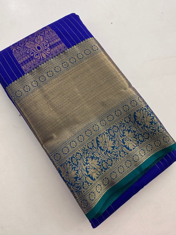 Semi Kanchi Silk Saree-J22
