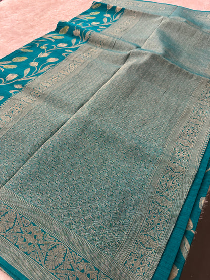 Tulips Linen Premium Saree-M13
