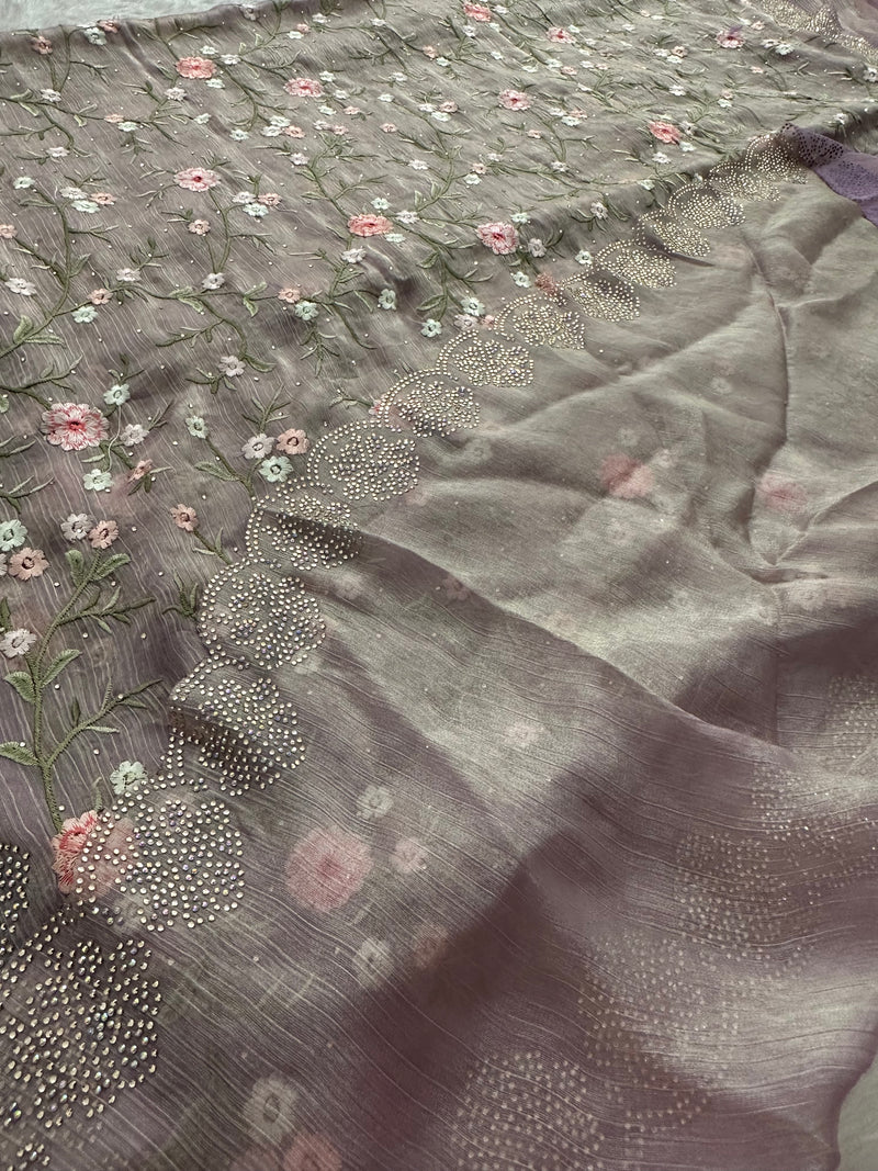 Embroidery Fancy Organza-M10