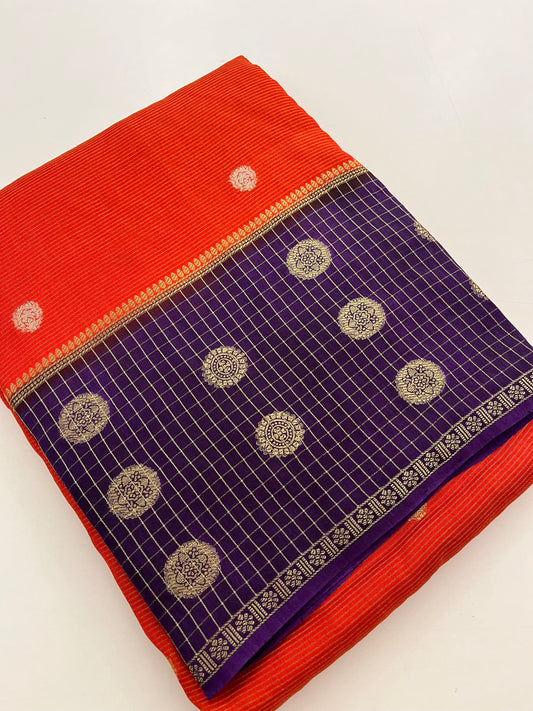 Banarasi designer crape