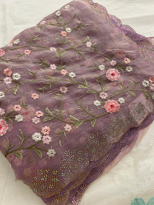 Organza Work Fancy -M23