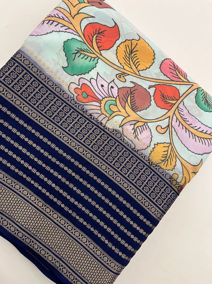 Ju10 Printed Semi Mysore Silk