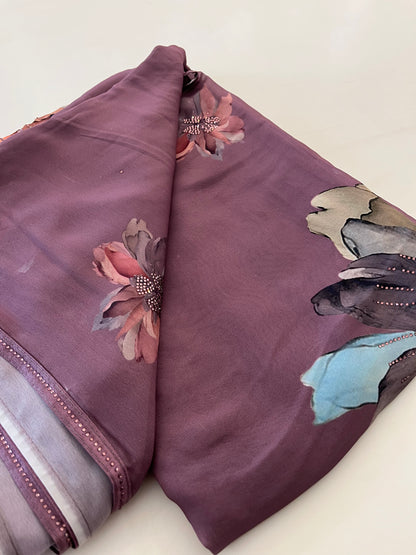 Crape Chiffon Small Butta