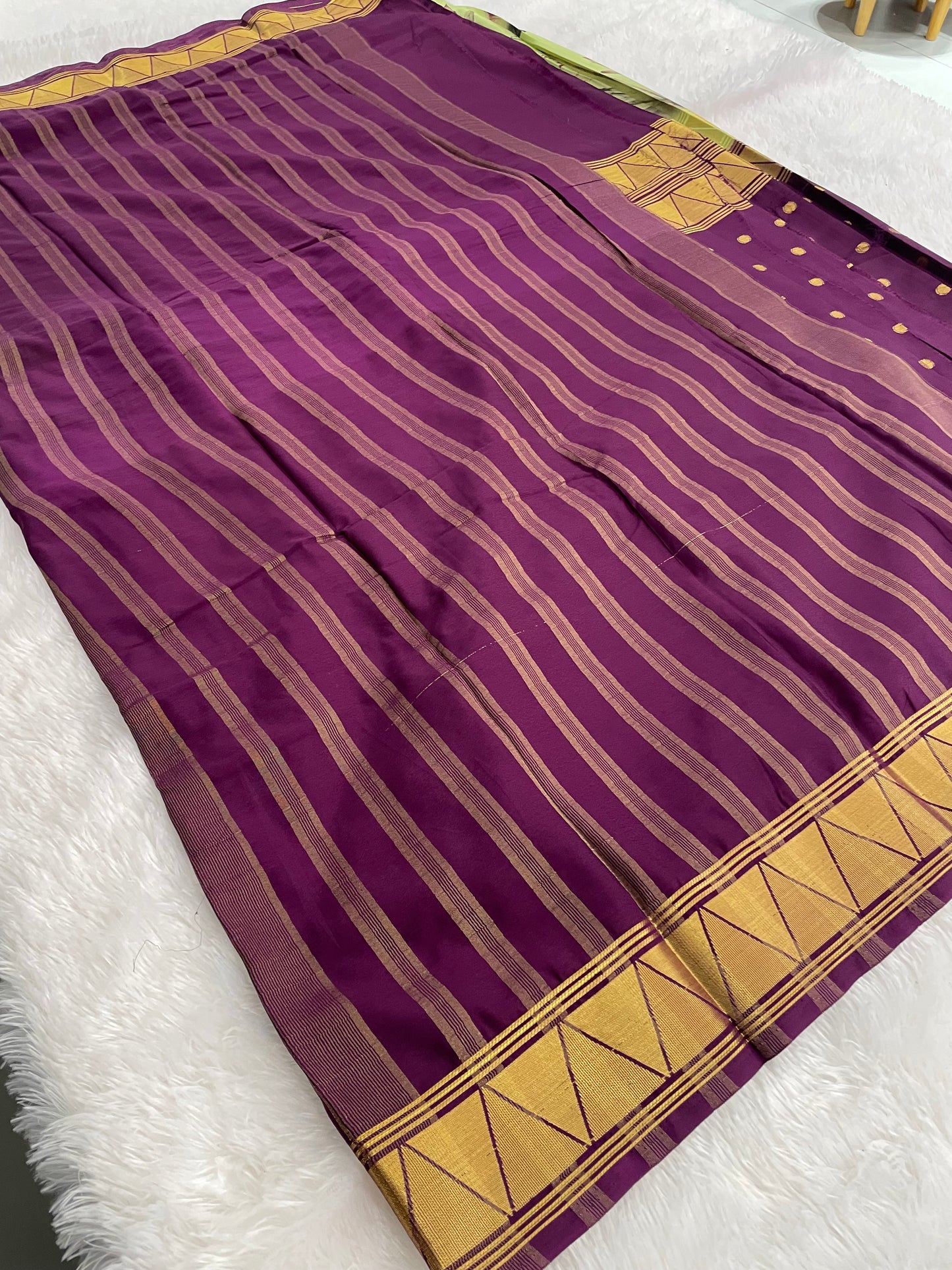 Printed crape silk