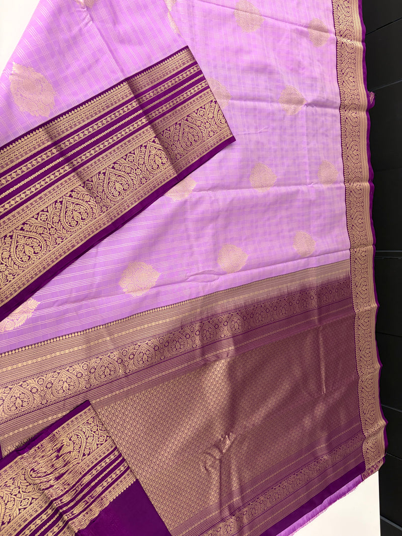 Semi Kanchi Silk Saree-JU31