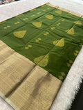 Semi Kanchi Silk Saree-(Ju2)