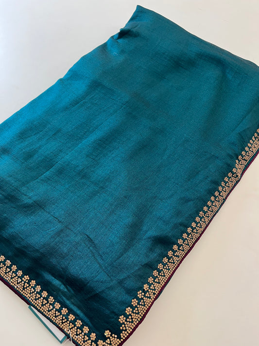 Stone work fancy saree