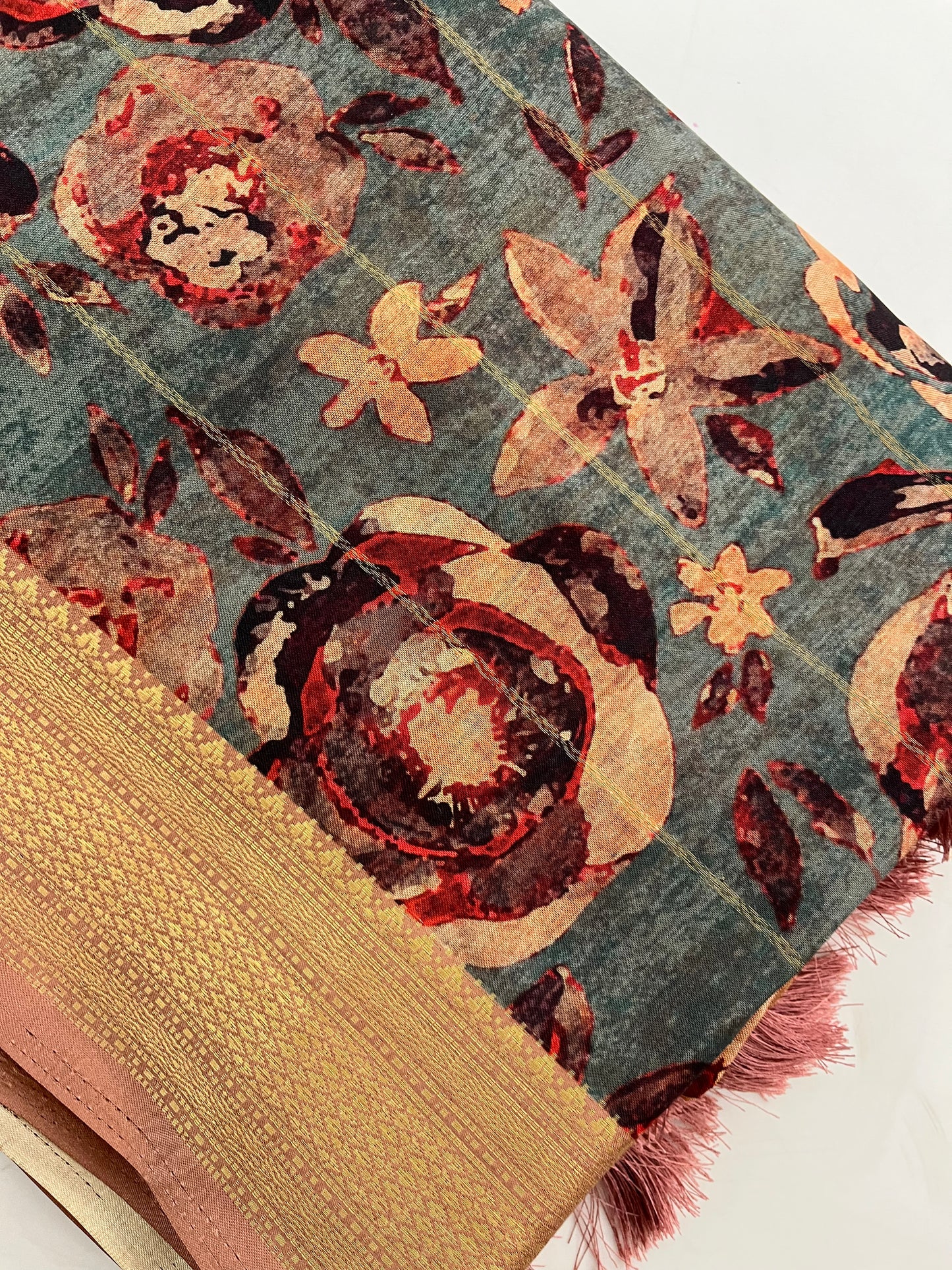Printed Tussar Fancy