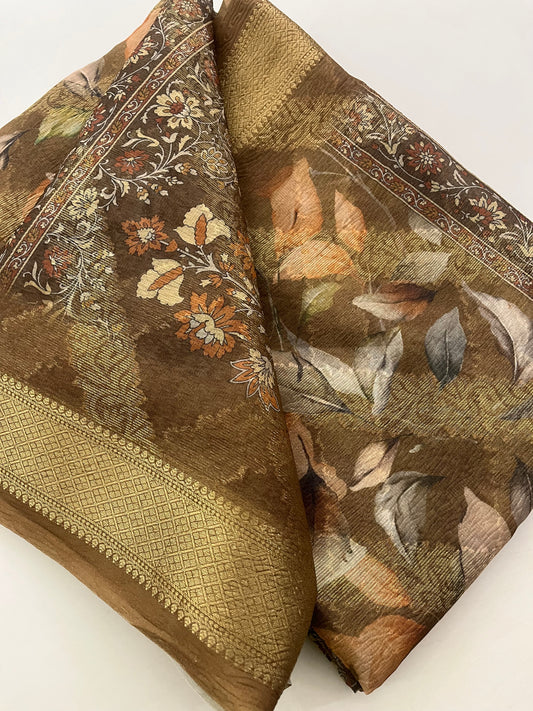 Ju8 Foil Chiffon