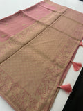 Tussar Linen Premium Designer-JU4