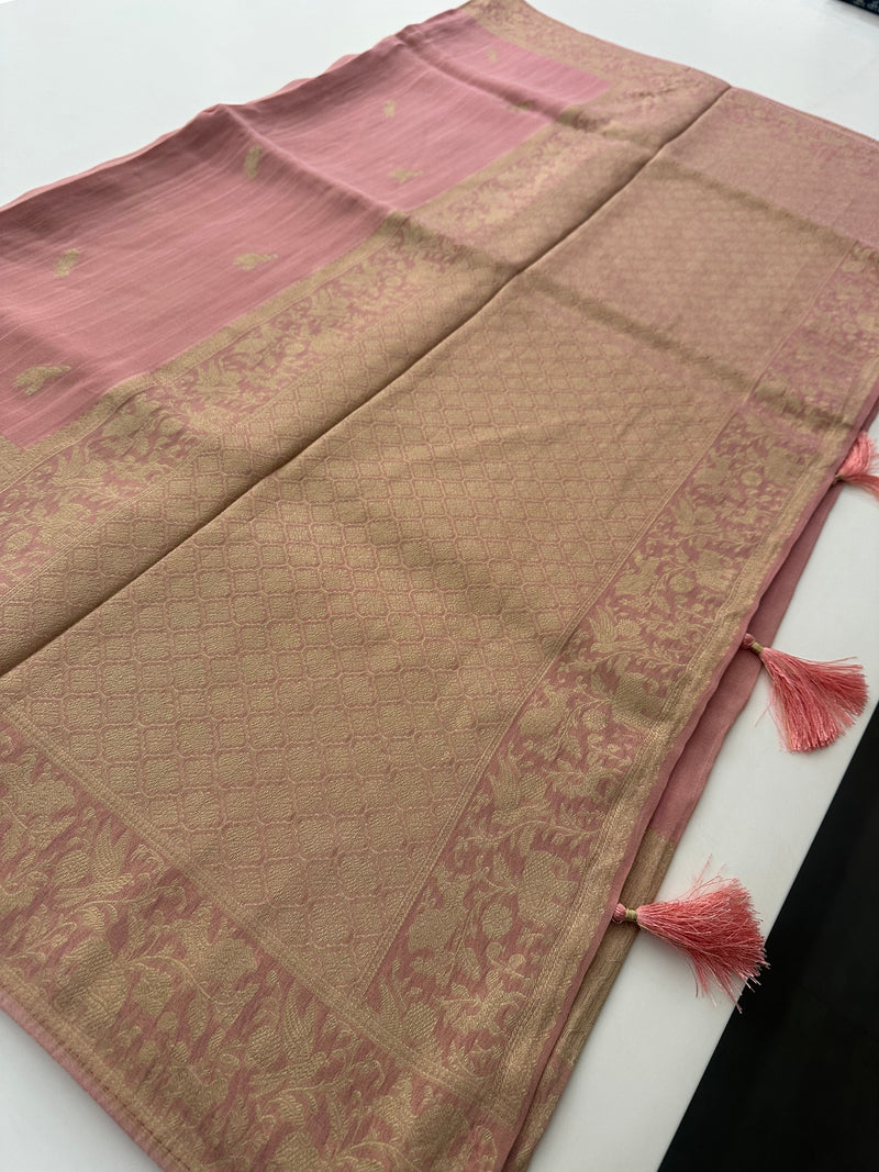 Tussar Linen Premium Designer-JU4