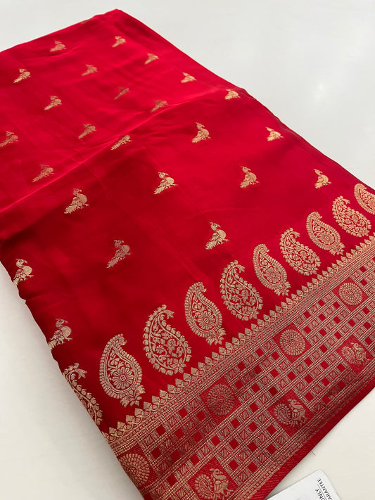 Pure Banarsi Satin Silk