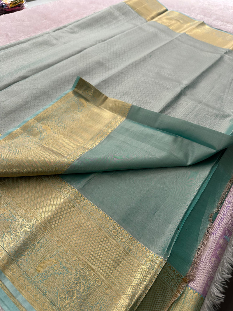 Tissue Kanchi Semi Silk Saree-JU8