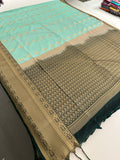 New Semi Soft silk Sarees From Kanchi in beatiful Borders -JU20