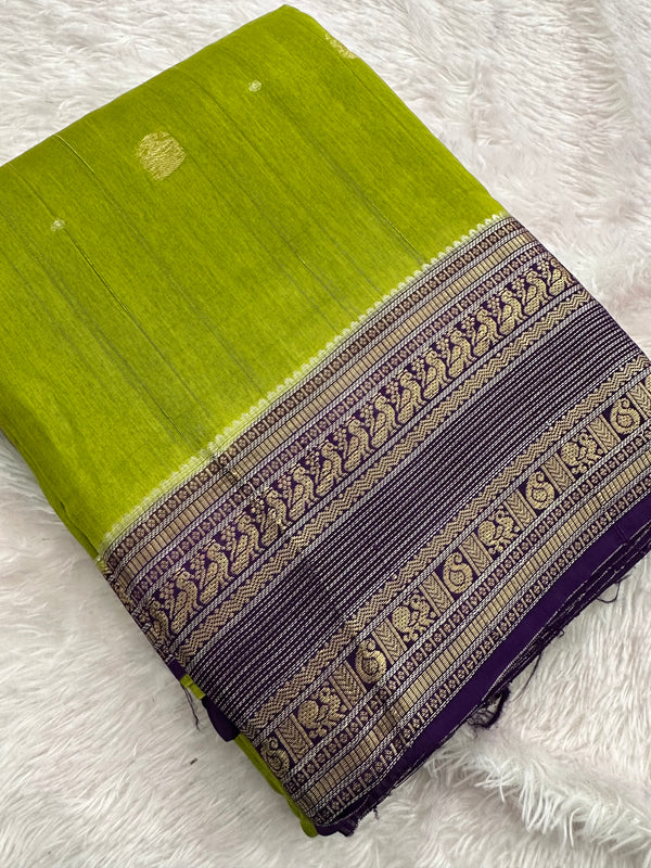 Fancy Tussar Silk Saree-JU13