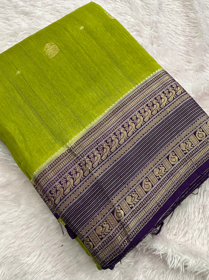 Fancy Tussar Silk Saree-JU13