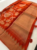 Jute Chiffon Premium Designer Saree-M26
