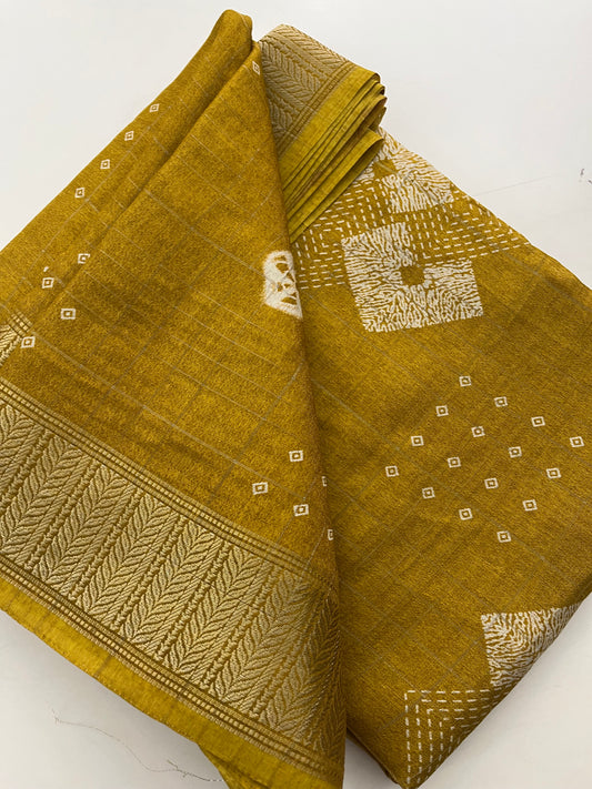 Ju13 Tussar Silk