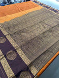 New collection in Kanchi Semi Silk sarees for Varmahalaxmi with contrast matching blouse piece-JU29