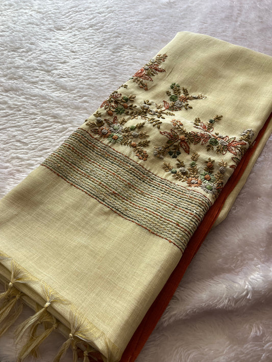 Linen Designer Embroidery