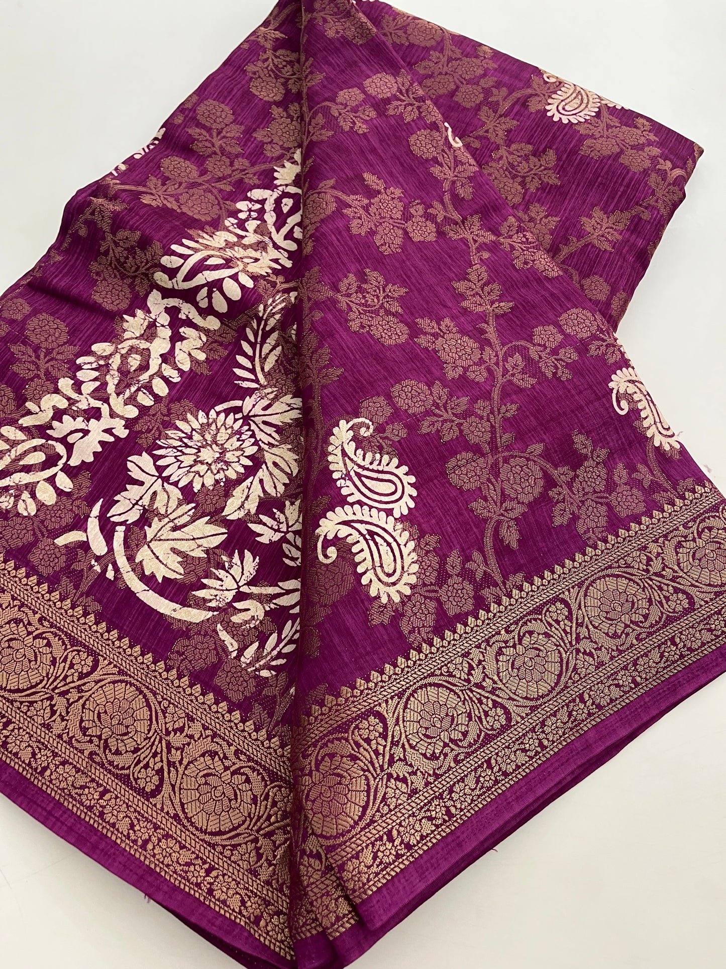 Tussar Chiffon