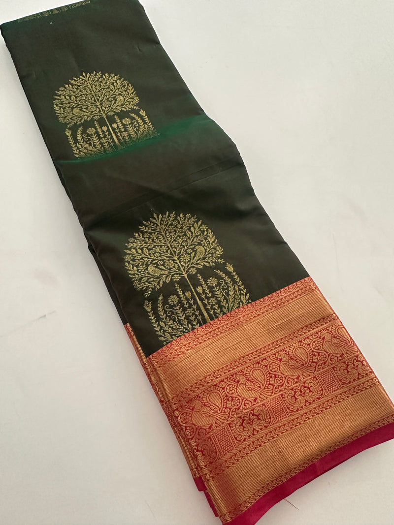 Semi Kanchi Silk Saree-J22