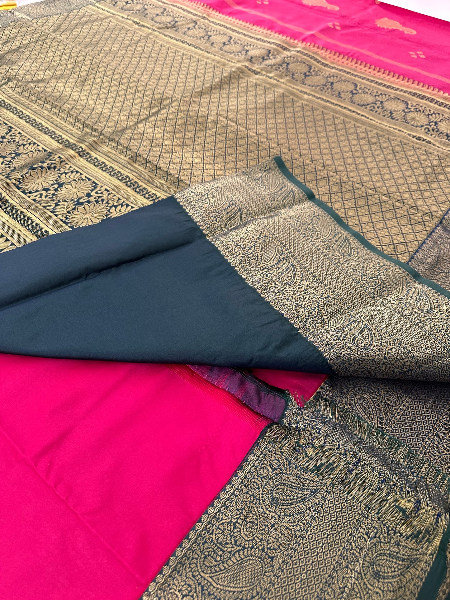 Semi Kanchi Silk Saree