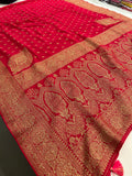 PURE VISCOSE CHIFFON SAREE-M20