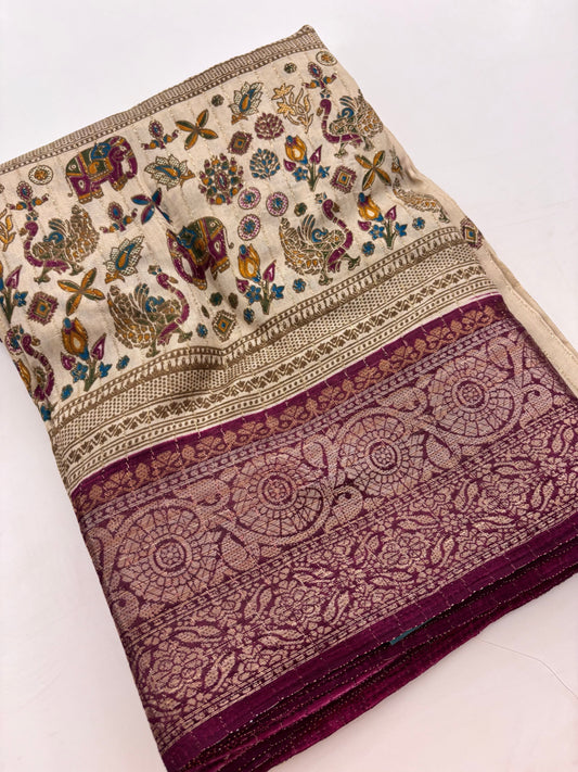 Tussar fancy