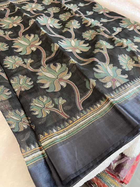 Linen chiffon