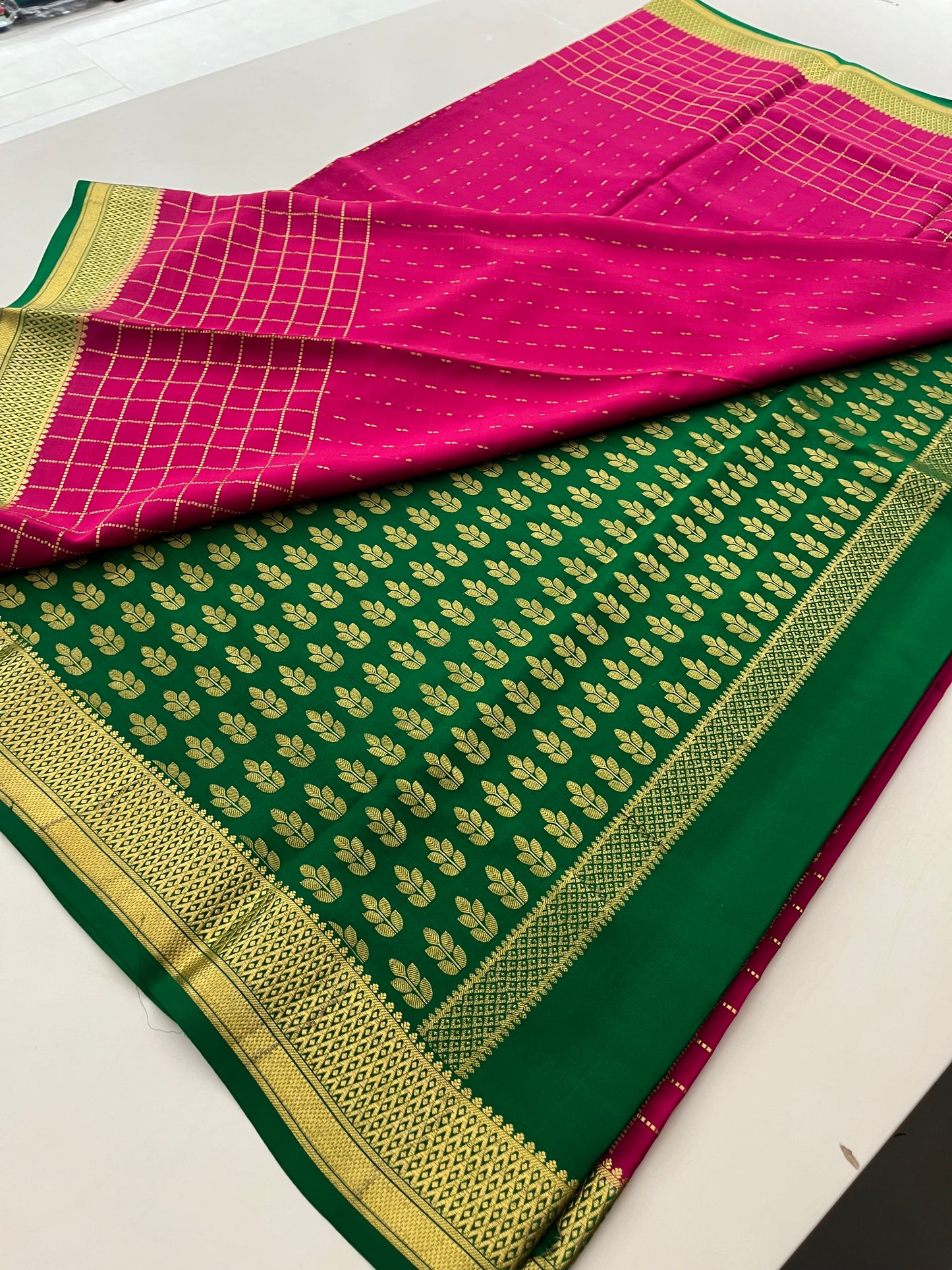 100 Gsm Pure Mysore Crepe