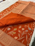 Tulips Linen Premium Saree-M13