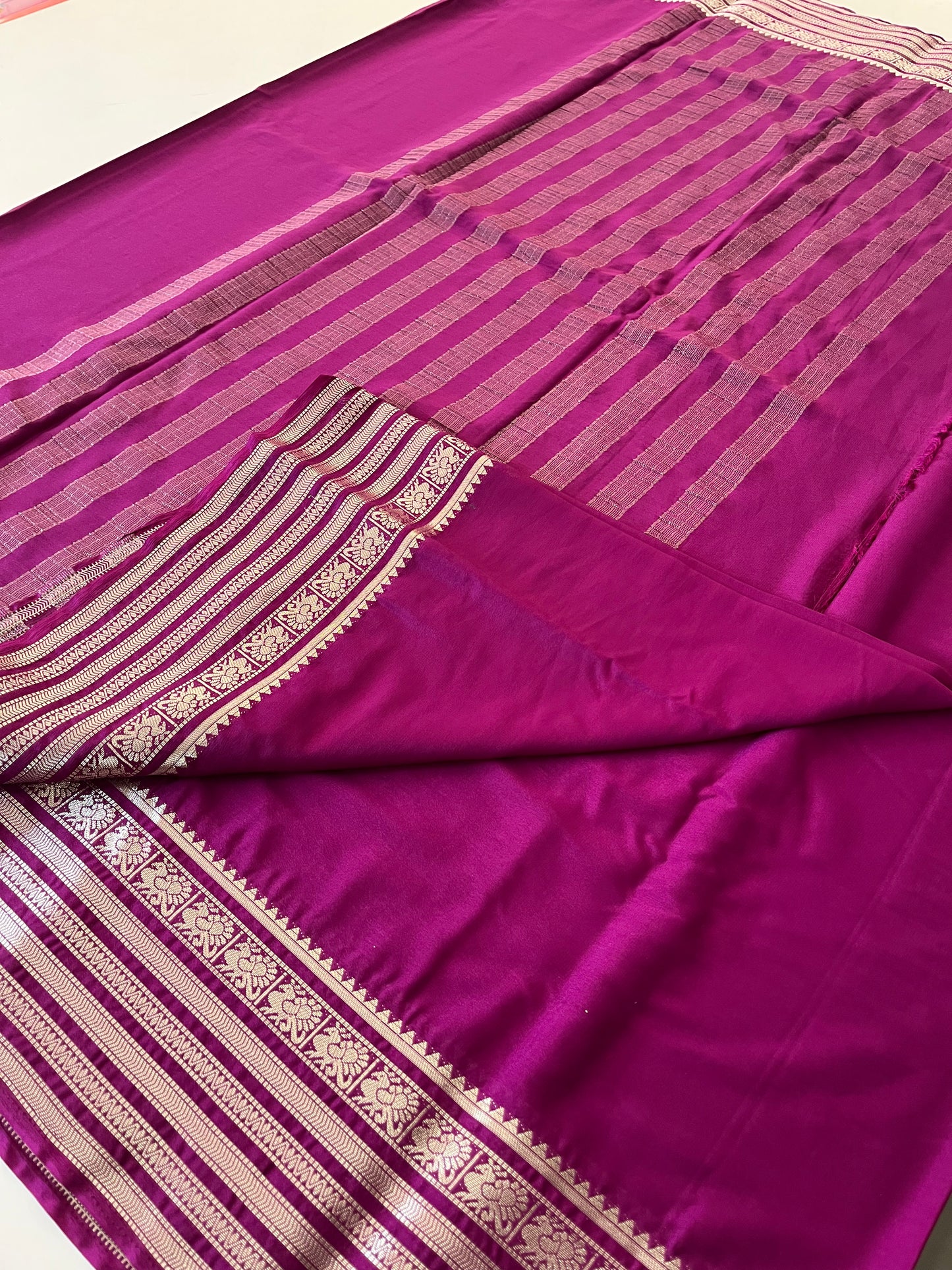 Semi Mysore silk premium