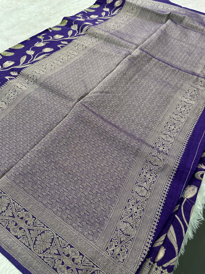 Tulips Linen Premium Saree-M13