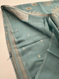 Pure Banarsi Crepe Silk Saree,, silver and gold weaving all over 🌹-AU15