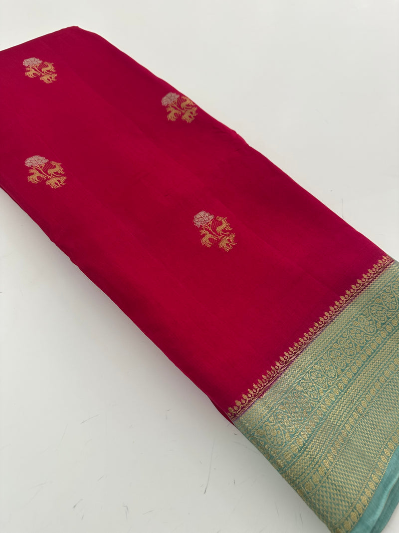 Premium Tussar Fancy Saree -AU6