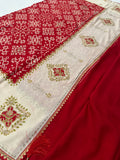 Patola Stone Work Fancy Saree-J30