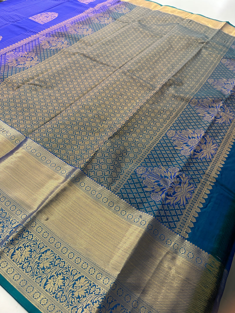 Semi Kanchi Silk Saree-J22