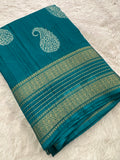 Tussar Crape Saree-JU9
