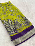 Kalamkari Fancy Chiffon-JU4