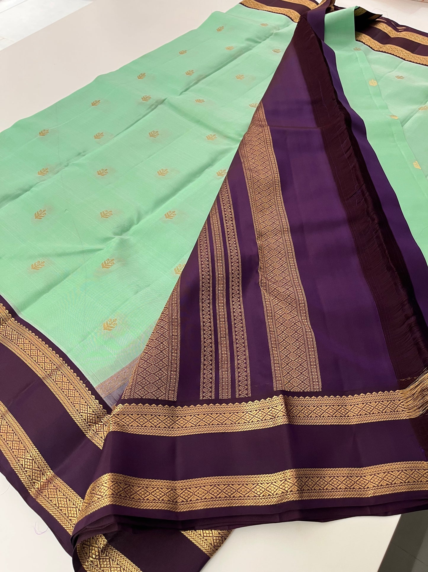 Pure Kanchipuram silk saree with silk mark certified