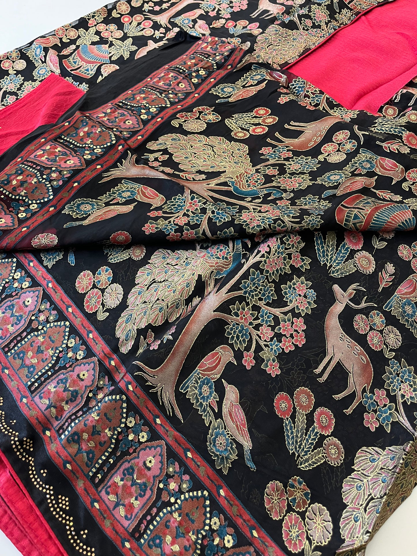 New Designer Fancy Saree-127-1129