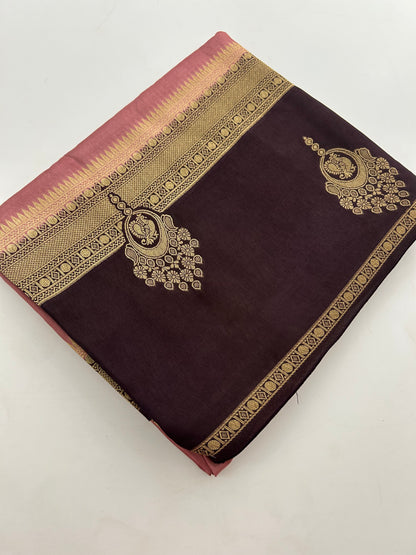 Banarasi Viscose Fancy Saree-J10
