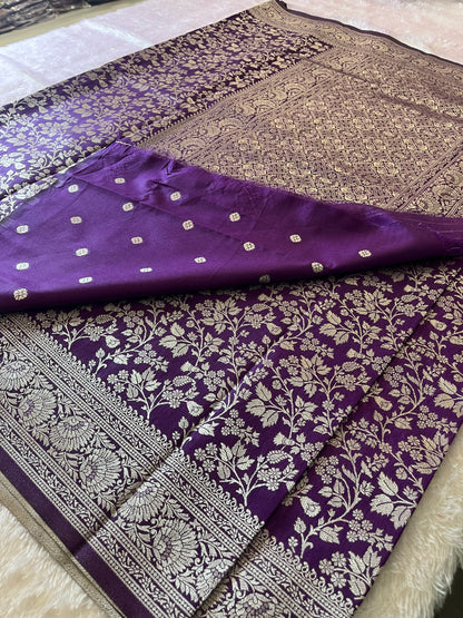 Tussar Silver Brocade