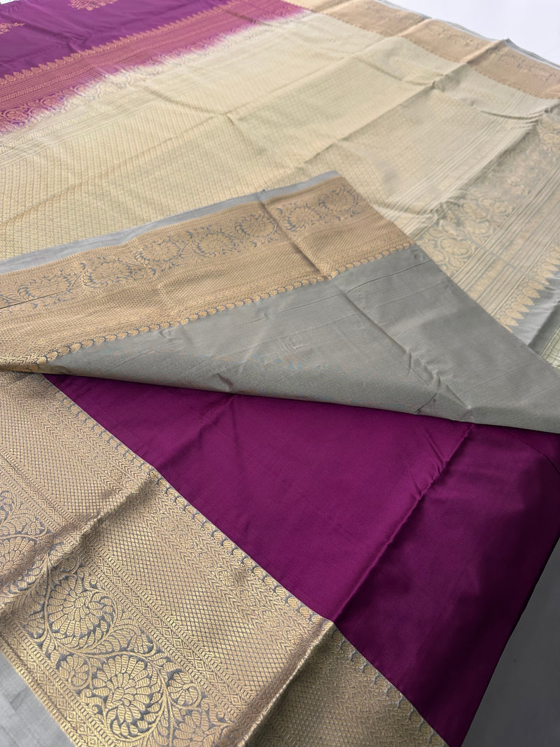 Semi Kanchi Silk Saree-J30