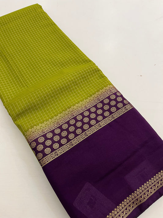 Designer crape silk