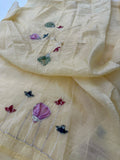 Crochet Work Organza Saree-J24