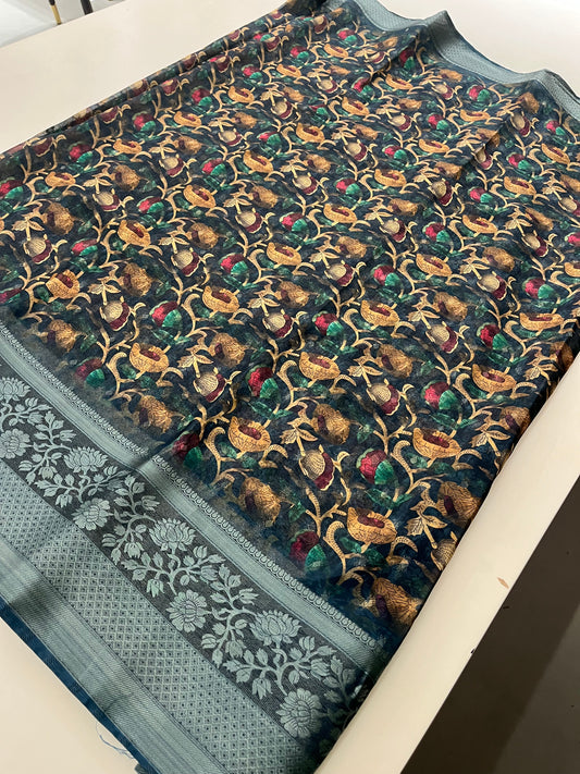 Premium printed Brosso Saree