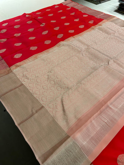 Pure mix silk saree