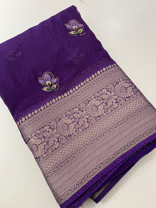 Premium laser chiffon
